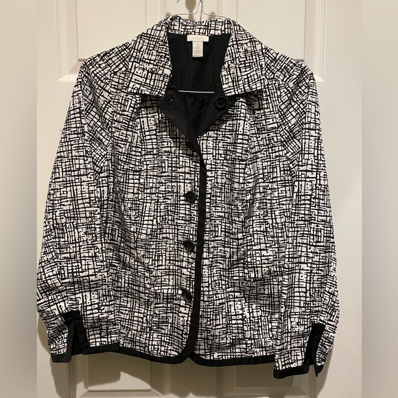 Double sideł Chico’s windbreaker jacket - Picture 1 of 6